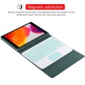 Zielone Etui Klawiatura Bezprzewodowa Gładzik do iPad 10.2