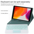 Zielone Etui Klawiatura Bezprzewodowa Gładzik do iPad 10.2