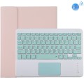 Różowe Etui Klawiatura Bezprzewodowa Gładzik do iPad 10.2