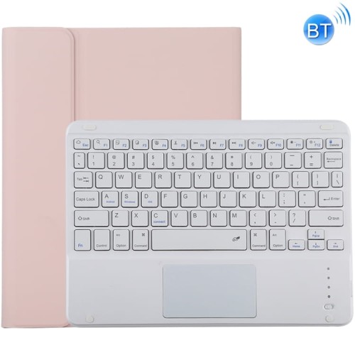 Różowe Etui Klawiatura Bezprzewodowa Gładzik do iPad 9