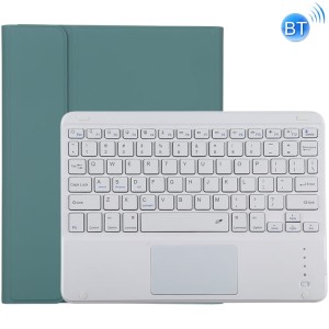 Zielone Etui Klawiatura Bezprzewodowa Gładzik do iPad 9/8/7 10.2