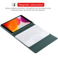 Zielone Etui Klawiatura Bezprzewodowa Gładzik do iPad 10.2