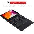 Czarne Etui Klawiatura Bezprzewodowa Gładzik Pen Slot do iPad 9 10.2