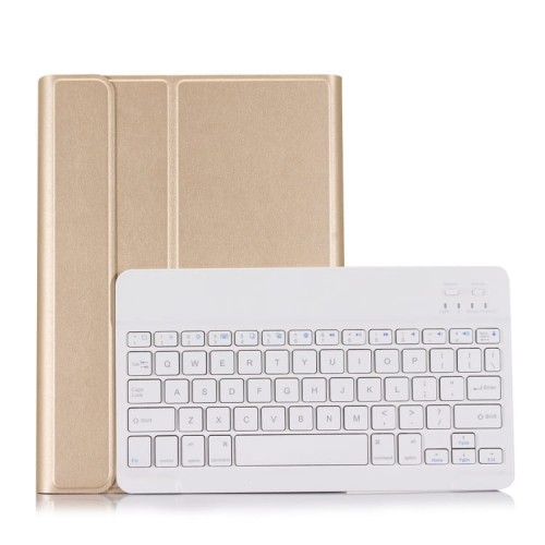 Złote Etui Podświetlana Klawiatura Samsung Galaxy Tab S7 T870 T875