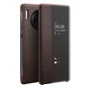 QIALINO Skórzane Etui Smart Cover Huawei Mate 30 brązowe
