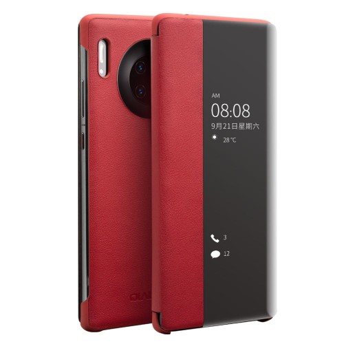 QIALINO Skórzane Etui Smart Cover Huawei Mate 30 czerwone