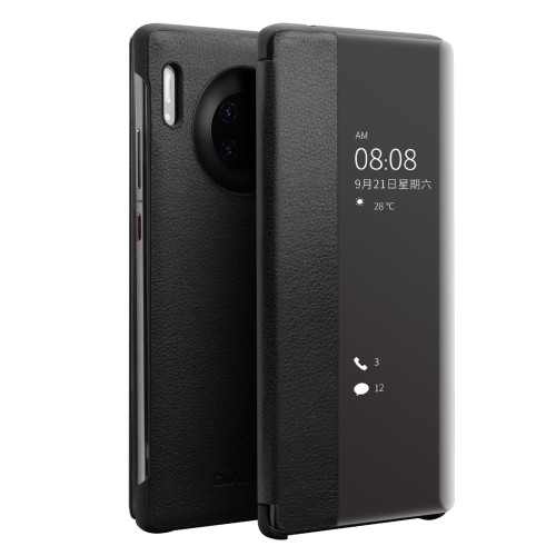 QIALINO Skórzane Etui Smart Cover Huawei Mate 30 czarne