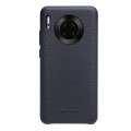 Skórzane Etui Plecki QIALINO do Huawei Mate 30 granatowe