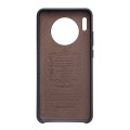 Skórzane Etui Plecki QIALINO do Huawei Mate 30 granatowe