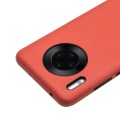Skórzane Etui Plecki QIALINO do Huawei Mate 30 pomarańczowe