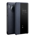 Skórzane Etui Smart Cover QIALINO Huawei Mate 30 granatowe