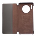 Skórzane Etui Smart Cover QIALINO Huawei Mate 30 granatowe