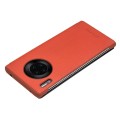 Skórzane Etui Smart Cover QIALINO Huawei Mate 30 pomarańczowe