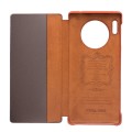 Skórzane Etui Smart Cover QIALINO Huawei Mate 30 pomarańczowe