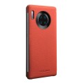 Skórzane Etui Smart Cover QIALINO Huawei Mate 30 pomarańczowe