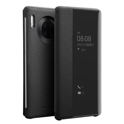 Skórzane Etui Smart Cover QIALINO Huawei Mate 30 czarne