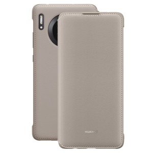 Oryginalne Etui Portfel Huawei Mate 30 beżowe