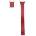 QIALINO Skórzany pasek loop do Apple Watch 42/44mm czerwony