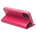 Eleganckie Skórzane Etui Pokrowiec QIALINO do iPhone 12 Mini różowe
