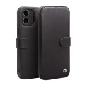 Skórzane Etui Pokrowiec QIALINO do iPhone 12 Mini czarne
