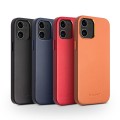 Skórzane Etui Plecki Obudowa QIALINO iPhone 12 Mini