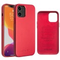 Skórzane Etui Plecki Obudowa QIALINO iPhone 12 Mini czerwone