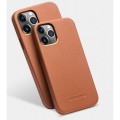 Skórzane Etui Plecki Obudowa QIALINO iPhone 12 Mini brązowe