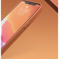 Skórzane Etui Plecki Obudowa QIALINO iPhone 12 Mini brązowe