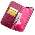 QIALINO Skórzane Etui Pokrowiec iPhone 12 Mini różowe
