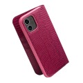 QIALINO Skórzane Etui Pokrowiec iPhone 12 Mini różowe