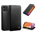 Skórzane Etui Pokrowiec QIALINO do iPhone 12 Mini czarne