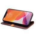 Skórzane Etui Pokrowiec QIALINO do iPhone 12 Mini brązowe