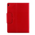 Skórzane Etui Pokrowiec Klawiatura Mediapad M3 Lite 10.1 czerwone