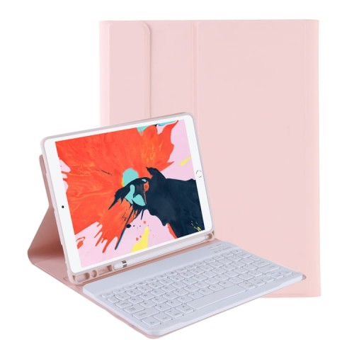 Etui Obudowa Pen Slot Klawiatura do iPad Air 4 10.9 2020 różowe
