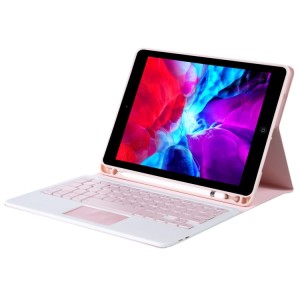 Etui Obudowa Klawiatura TouchPad do iPad Air 10.9 2022/2020 różowe