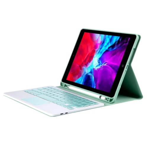 Etui Obudowa Klawiatura TouchPad do iPad Air 4 10.9 2020 zielone jasne