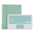 Etui Obudowa Klawiatura TouchPad do iPad Air 4 10.9 2020 zielone jasne
