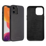 Skórzane Etui Plecki Obudowa QIALINO iPhone 12 / 12 Pro czarne