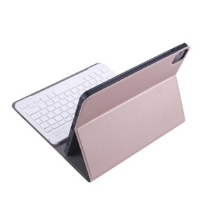 Etui Obudowa Klawiatura Pen Slot do iPad Air 4 10.9 2020 złoty różowy