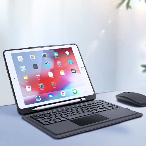 Dux Ducis Klawiatura TouchPad iPad 9.7 2017/18 czarna