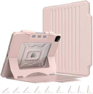 Pancerne Etui Pokrowiec do iPad Pro 12.9 2020 różowe