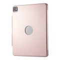 Etui Podświetlana Klawiatura TouchPad do iPad Pro 12.9 2020 złoty różowy