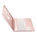 Etui Podświetlana Klawiatura TouchPad do iPad Pro 12.9 2020 złoty różowy