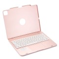 Etui Podświetlana Klawiatura TouchPad do iPad Pro 12.9 2020 złoty różowy