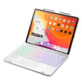 Etui Podświetlana Klawiatura TouchPad do iPad Pro 12.9 2020 srebrne