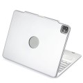 Etui Podświetlana Klawiatura TouchPad do iPad Pro 12.9 2020 srebrne