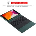 Zielone Etui Klawiatura Bezprzewodowa Gładzik Pen Slot do iPad 10.2 7/8
