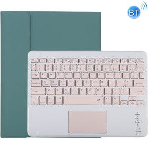Zielone Etui Klawiatura TouchPad do iPad 7/8/9 10.2