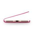 QIALINO Skórzane Etui Pokrowiec iPhone 7/8/SE różowe