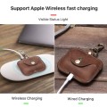 Piękne Skórzane Etui do AirPods Pro czekoladowe